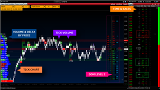 VolFix Trading-Plattform: Tick Chart